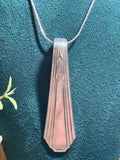 Vintage Silverware Necklace – Handmade from Antique Silver Plated Flatware – 20" Sterling Silver Chain